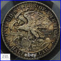 1918 Lincoln Illinois Commemorative Silver Half Dollar PCGS MS 63 CAC (TONED!)