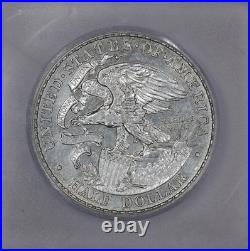 1918 Lincoln-Illinois Half Dollar 50c ICG AU58 Details
