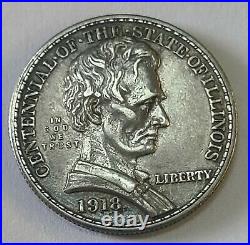 1918 Lincoln Silver Half Dollar Grading XF Nice Coin Priced Right G50