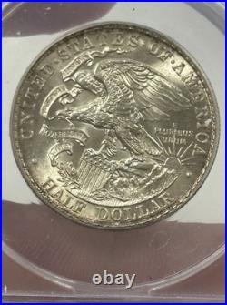 1918 P Lincoln-Illinois Commemorative 90% Silver Half Dollar ANACS MS 62 #2021