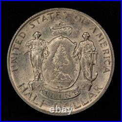 1920 50c Maine Centennial Commemorative Silver Half Dollar Luster SKU-C1267