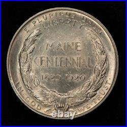 1920 50c Maine Centennial Commemorative Silver Half Dollar Luster SKU-C1267