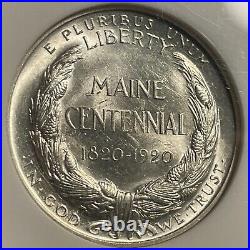 1920 50c Maine Commemorative Half Dollar Gem Uncirculated NGC MS64