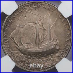 1920 50c Pilgrim Commemorative Half Dollar NGC MS 63