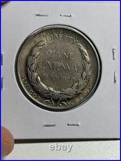 1920 Maine 50C Commemorative Half Dollar AU/UNC Better Commem