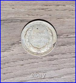 1920 Maine Centennial Commemorative Silver Half Dollar AU/BU Details Rare