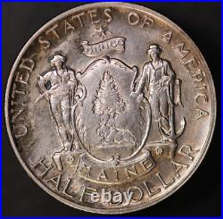 1920 Maine Centennial Half Dollar (toned) Lot 7799