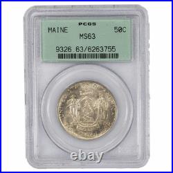 1920 Maine Commemorative Half Dollar 50C PCGS MS 63 1920 Maine Commemorative Half Dollar 50C PCGS MS 63