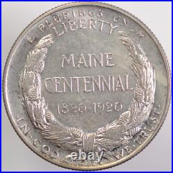 1920 Maine Commemorative Half Dollar Bu Uncirculated Nice 1920 Maine Commemorative Half Dollar Bu Uncirculated Nice