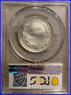 1920 Maine Silver Half Dollar Commemorative PCGS UNC Detail
