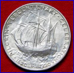 1920 Pilgrim Commemorative Half Dollar 50c Free USA Shipping