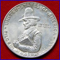 1920 Pilgrim Commemorative Half Dollar 50c Free USA Shipping