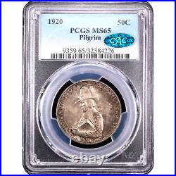 1920 Pilgrim Commemorative Half Dollar 50c PCGS MS65 CAC