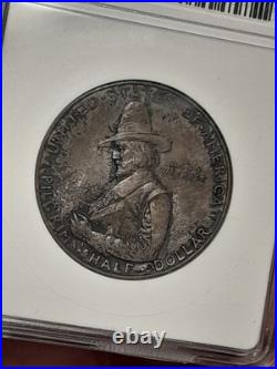 1920 Pilgrim Commemorative Half Dollar ANACS Old Holder MS62