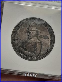 1920 Pilgrim Commemorative Half Dollar ANACS Old Holder MS62