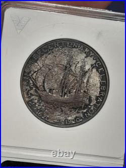 1920 Pilgrim Commemorative Half Dollar ANACS Old Holder MS62