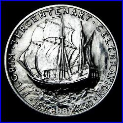1920 Pilgrim Commemorative Half Dollar Silver - Gem BU+ Coin - #OO261