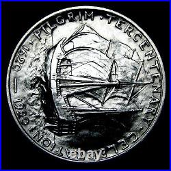 1920 Pilgrim Commemorative Half Dollar Silver - Gem BU+ Coin - #OO261