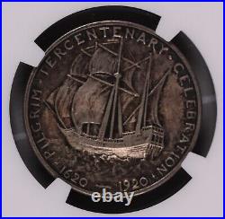 1920 Pilgrim Commemorative Silver Half Dollar NGC MS-63 #9-044