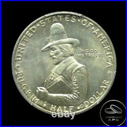 1920 Pilgrim Commemorative Silver Half Dollar PCGS MS65 Luster++ Great Toning++