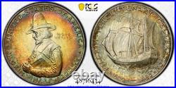 1920 Pilgrim PCGS Ms65 Monster Toned