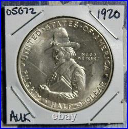 1920 Pilgrim Silver Commemorative Half Dollar Collector Coin
