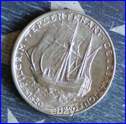 1920 Pilgrim Silver Commemorative Half Dollar Fs 901 Collector Coin