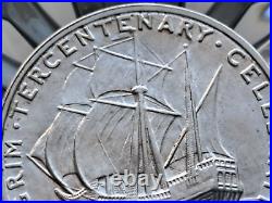 1920 Pilgrim Tercentenary Commemorative Half Dollar / BU+++ / GEM