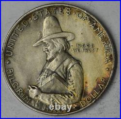 1920 Pilgrim Tercentenary Commemorative Silver Half Dollar 50C COINGIANTS