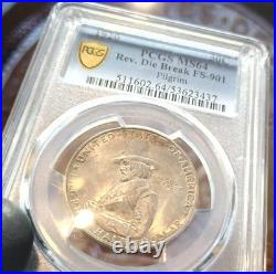 1920 Pilgrim Tercentenary Commemorative Silver Half Dollar FS-901 Toner PCGS