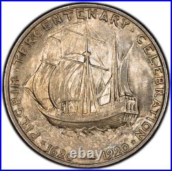 1920 Pilgrim Tercentenary Commemorative Silver Half Dollar FS-901 Toner PCGS