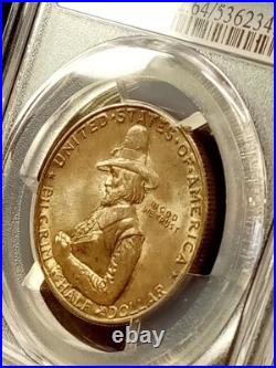 1920 Pilgrim Tercentenary Commemorative Silver Half Dollar FS-901 Toner PCGS