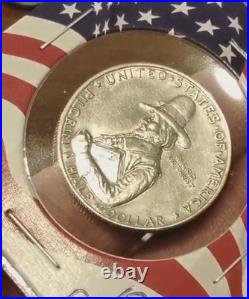 1920 Pilgrim Tercentenary Half Dollar BU 90% Silver Commemorative 50c Museum