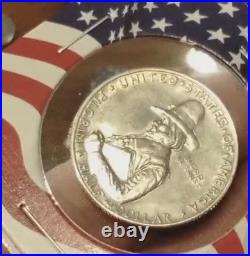 1920 Pilgrim Tercentenary Half Dollar BU 90% Silver Commemorative 50c Museum
