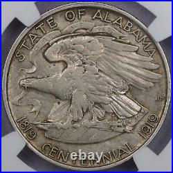 1921 2x2 50c Alabama Commemorative Half Dollar NGC AU 55