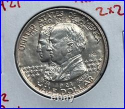 1921 2x2 Alabama Commemorative Half Dollar Uncirculated