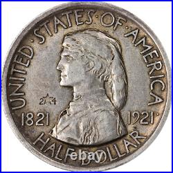 1921 2x4 Missouri Commem Half Dollar Choice XF+ Key Date Superb Eye Appeal