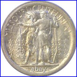 1921 50C Missouri, 2x4 Commemorative Half Dollar PCGS MS-63