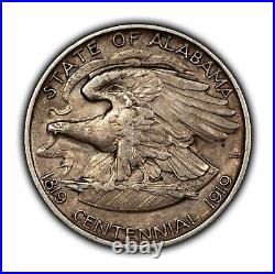 1921 50c Alabama Commemorative Silver Half Dollar 2x2 SKU-C1171