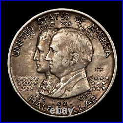 1921 50c Alabama Commemorative Silver Half Dollar 2x2 SKU-C1171