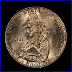 1921 50c Pilgrim Commemorative Silver Half Dollar Key Date BU SKU-C1332