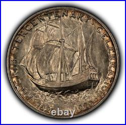 1921 50c Pilgrim Commemorative Silver Half Dollar Luster Key Date C1313