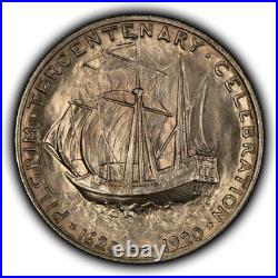 1921 50c Pilgrim Commemorative Silver Half Dollar Luster Key Date C1322