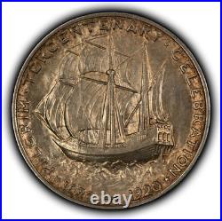 1921 50c Pilgrim Commemorative Silver Half Dollar Luster Key Date C1330