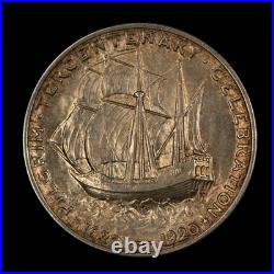 1921 50c Pilgrim Commemorative Silver Half Dollar Luster Key Date C1330