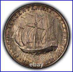 1921 50c Pilgrim Commemorative Silver Half Dollar Luster -UNC Key Date- C1318