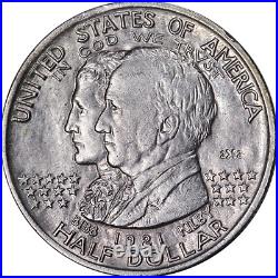 1921 Alabama 2x2 Commem Half Dollar AU/BU Details Nice Eye Appeal