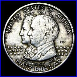 1921 Alabama 2x2 Commemorative Half Dollar Silver - Nice Coin - #DD938