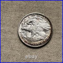 1921 Alabama 50c Commemorative Half Dollar. Attractive AU Example! JY