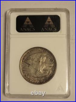 1921 Alabama Centennial Commemorative Half Dollar, EF 45, ANACS SOAPBOX, TONED